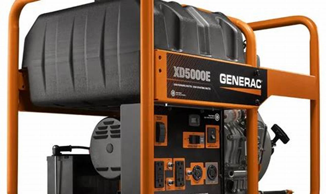Powerful xd5000e Diesel Portable Generator for Home