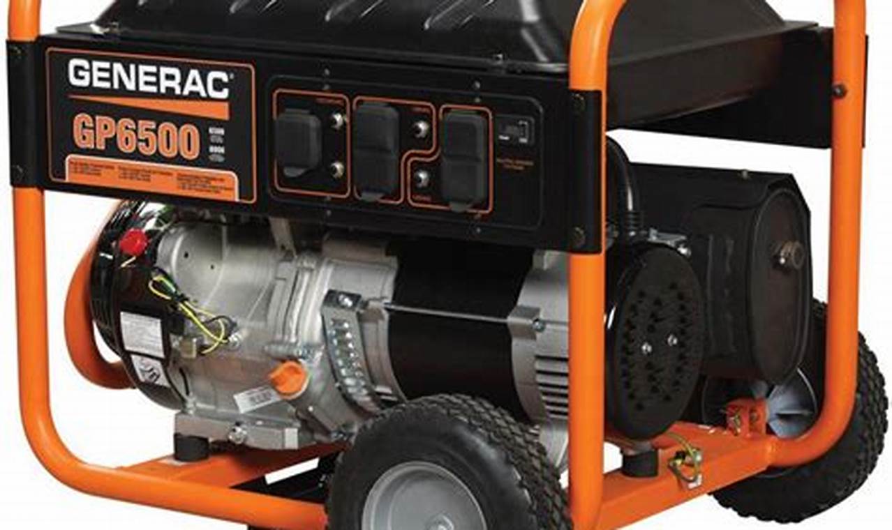 Top Generac Portable Gas Generators: Reviews & Guide
