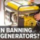 The Debate Over Banning Portable Generators: A Guide | Best Portable Generators: Power Anytime, Anywhere