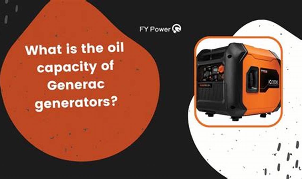 Guide to Portable Generator Oil Capacity Tips & FAQs