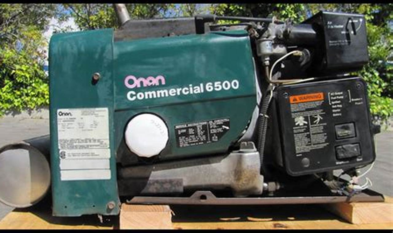 Reliable Onan 6500 Portable Generator: A Review