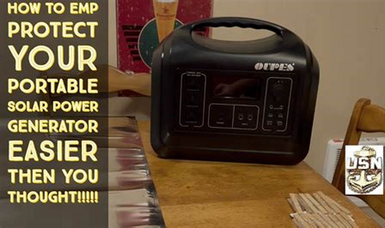 Ultimate EMP Protection for Portable Generators: A Guide