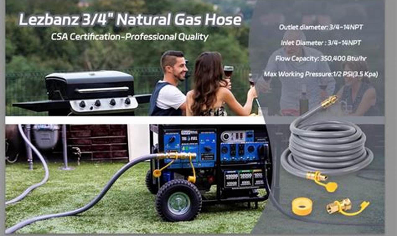 Right Natural Gas Hose Size for Your Generator Best Portable Generators: Power Anytime, Anywhere Right Natural Gas Hose Size for Your Generator | Best Portable Generators: Power Anytime, Anywhere