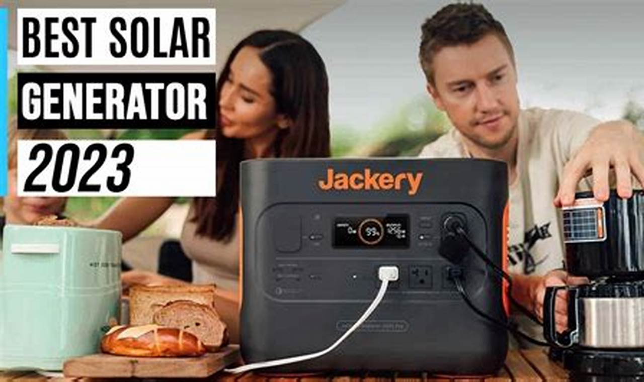 Top Portable Solar Generators of 2023 | Best Portable Generators: Power Anytime, Anywhere