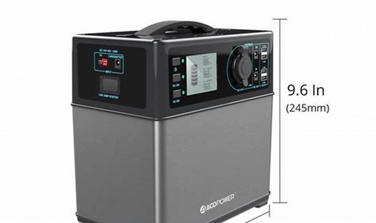 Acopower 400wh Portable Solar Generator | Best Portable Generators: Power Anytime, Anywhere