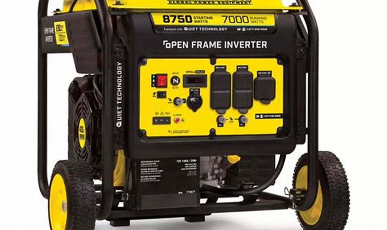 Champion 7000/8750W Portable Gas Generator Review | Best Portable Generators: Power Anytime, Anywhere